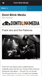 Mobile Screenshot of dontblinkmedia.com